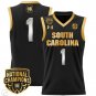 Blank Name  #1 South Carolina Gamecocks National Champions  - Black Gold