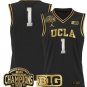 Blank Name  #1 UCLA Bruins 2025 Champions Patch College   Black Gold