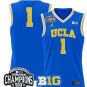 Blank Name  #1 UCLA Bruins 2025 Champions Patch College   Blue