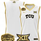 Blank Name  TCU Horned Frogs 2025 Champions Patch   White Gold