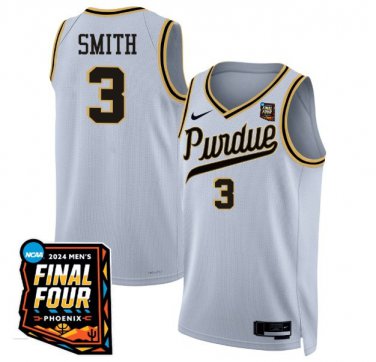 Braden Smith  #3 Purdue Boilermakers Final Four Patch   White