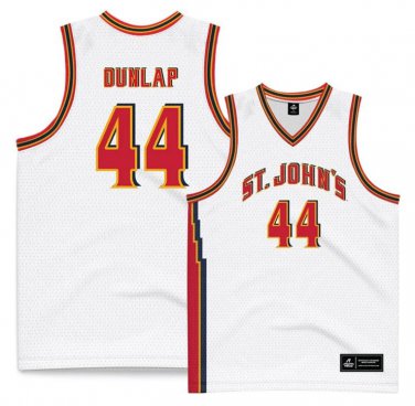 Brady Dunlap  #44 St. Johns University Vapor Patch NCAA   White
