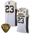Bree Hall  #23 South Carolina Gamecocks Final Four Patch   White Gold