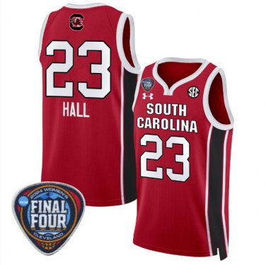 Bree Hall  #23 South Carolina Gamecocks Final Four Patch  All  Crimson