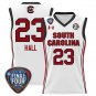 Bree Hall  #23 South Carolina Gamecocks Final Four Patch  All  White