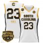 Bree Hall  #23 South Carolina Gamecocks National Champions  -  White Gold