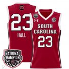 Bree Hall  #23 South Carolina Gamecocks National Champions Patch  - Crimson