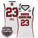 Bree Hall  #23 South Carolina Gamecocks National Champions Patch  - White