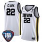 Caitlin Clark  #22 Iowa Hawkeyes Women Final Four Patch   - White