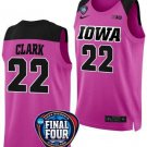 Caitlin Clark  #22 Iowa Hawkeyes Women Final Four Patch   Purple