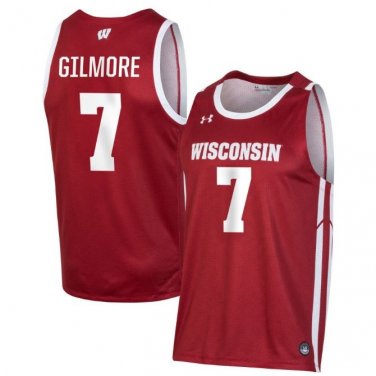 Carter Gilmore  #7 Wisconsin Badgers College  All  Red