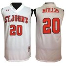 Chris Mullin  #20 St. Johns University Vapor Patch NCAA   White