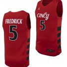 CJ Fredrick  #5 Cincinnati Bearcats 70s XII Patch   - Crimson