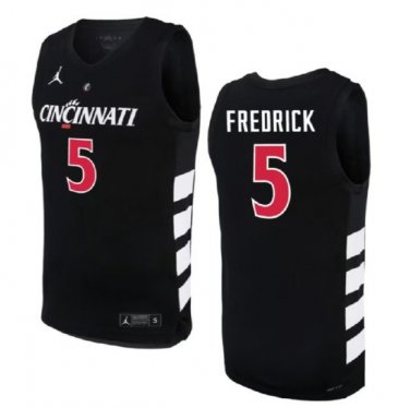 Cj Fredrick  #5 Cincinnati Bearcats 70s XII Patch   Black