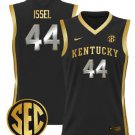 Dan Issel  #44 Kentucky Wildcats SEC Patch College  All  Black Gold