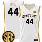 Dan Issel  Kentucky #44 Wildcats SEC Patch College  All  White Gold