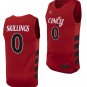 Daniel Skillings  #0 Cincinnati Bearcats 70s XII Patch   - Crimson