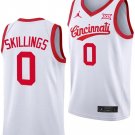 Daniel Skillings  #0 Cincinnati Bearcats 70s XII Patch   White