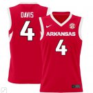 Davonte Davis  #4 Arkansas Razorbacks SEC Patch College   Scarlet