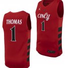 Day Day Thomas  #1 Cincinnati Bearcats 70s XII Patch   - Crimson