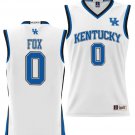De'Aaron Fox  #0 Kentucky Wildcats SEC Vapor Patch College  All  White