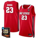 Diara  #23 NC State Wolfpack Final Four Patch College   Red