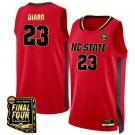 Diara  #23 NC State Wolfpack Final Four Patch College   Red Gold