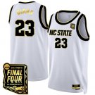 Diara  #23 NC State Wolfpack Final Four Patch College   White Gold