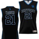 DJ Wagner  #21 Kentucky Wildcats SEC Vapor Patch College  All  Black