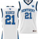 DJ Wagner  #21 Kentucky Wildcats SEC Vapor Patch College  All  White
