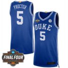 Duke Blue Devils Final Four Vapor Patch   Royal Tyrese Proctor  #5