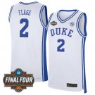 Duke Blue Devils Final Four Vapor Patch   White Cooper Flagg  #2