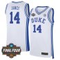 Duke Blue Devils Final Four Vapor Patch   White James  #14