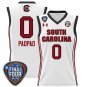Te-Hina Paopao  #0 South Carolina Gamecocks Final Four Patch  All  White