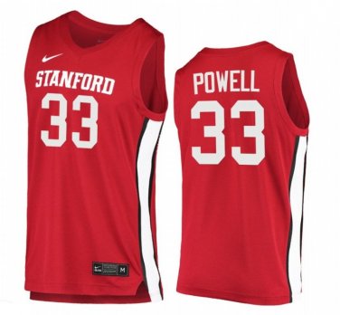 Dwight Powell  #33 Stanford Cardinal College  All  Red