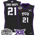 Emma Nnopu  #21 TCU Horned Frogs 2025 Champions Patch   Back