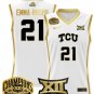Emma Nnopu  #21 TCU Horned Frogs 2025 Champions Patch   White Gold