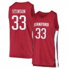 Evan Stinson  #33 Stanford Cardinal College  All  Red