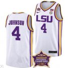 Flaujae Johnson  #4 LSU Tigers National Championship Patch   White