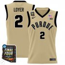 Fletcher Loyer  #2 Purdue Boilermakers Final Four Patch   Gold