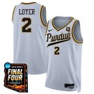 Fletcher Loyer  #2 Purdue Boilermakers Final Four Patch   White