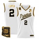 Fletcher Loyer  #2 Purdue Boilermakers Final Four Patch   White Gold