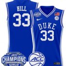 Grant Hill  #33 Duke Blue Devils 2025 ACC Champions Patch   Royal