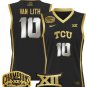 Hailey Van Lith  #10 TCU Horned Frogs 2025 Champions Patch   Back Gold