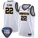 Iowa Hawkeyes Women Final Four Patch   White Caitlin Clark  #22