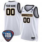 Iowa Hawkeyes Women Final Four Patch   White Custom