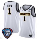 Iowa Hawkeyes Women Final Four Patch   White Molly Davis  #1