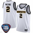 Iowa Hawkeyes Women Final Four Patch   White Taylor McCabe  #2
