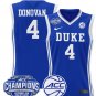 Jadyn Donovan  #4 Duke Blue Devils 2025 ACC Champions Patch   Royal