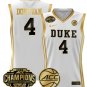 Jadyn Donovan  #4 Duke Blue Devils 2025 ACC Champions Patch   White Gold